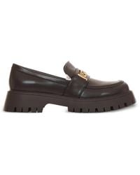 Just Cavalli - Metal-Logo Chunky-Sole Loafers - Lyst