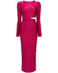 Lethicia Bronstein - Abito Sophia Lungo Con Cut-Out - Lyst