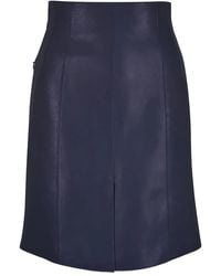 Akris - Panelled Slit Midi Skirt - Lyst