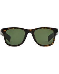 Tod's - Logo Square-Frame Sunglasses - Lyst