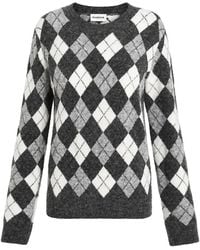 P.A.R.O.S.H. - Pullover Mit Argyle-Intarsie - Lyst