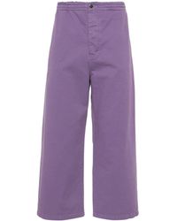 Societe Anonyme - Logo-Embroidered Straight-Leg Trousers - Lyst