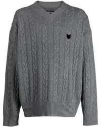ZZERO BY SONGZIO - Panther Cable-knit Jumper - Lyst