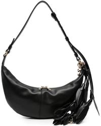 Sportmax - Tassel-Detail Leather Shoulder Bag - Lyst