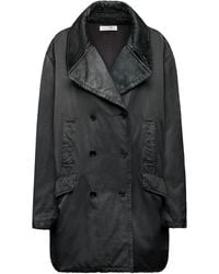 MM6 by Maison Margiela - Double-Breasted Coat - Lyst
