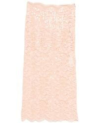 Rabanne - Sequin Lace Midi Skirt - Lyst