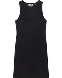 Gcds - Logo-Embroidered Mini Dress - Lyst