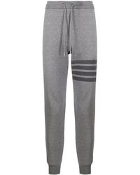 Thom Browne - Striped Cotton Track Pants - Lyst