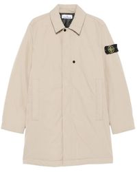 Stone Island - Mantel mit aufgesetzten Taschen - Lyst