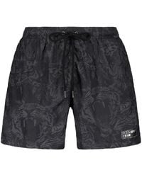Philipp Plein - Short Imprimé À Lien De Resserrage - Lyst