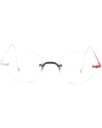 Thom Browne - Oval-Frame Glasses - Lyst