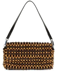 STAUD - Timmy Bead-Embellished Shoulder Bag - Lyst