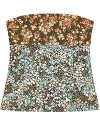 Dries Van Noten - Top Met Bloemenprint - Lyst