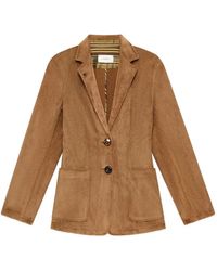 Maliparmi - Corduroy-Velvet Patch-Pocket Blazer - Lyst