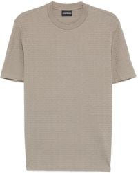 Emporio Armani - Logo Cotton T-Shirt - Lyst