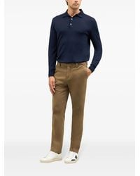 Boglioli - Virgin Wool Polo Shirt - Lyst