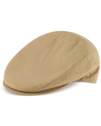 Borsalino - Vincenzo Linen Flat Cap - Lyst
