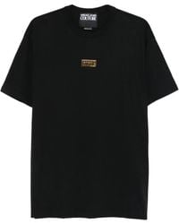 Versace Jeans Couture - T-Shirt Con Placca - Lyst