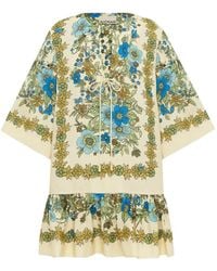 ALÉMAIS - Sophia Linen Mini Dress - Lyst