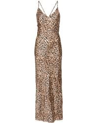 Mc2 Saint Barth - Eydis Leopard-Print Slip Maxi Dress - Lyst