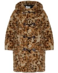 Munthe - Abrigo con estampado de leopardo - Lyst