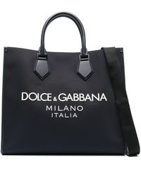 Dolce & Gabbana - Shopper Met Logo Applicatie - Lyst