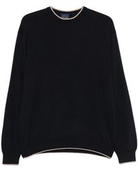 Paul & Shark - Contrast-Trim Cashmere Sweater - Lyst