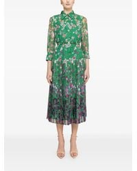 Nissa - Robe Mi-Longue À Design Plissé - Lyst