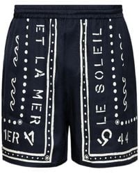 Balmain - Bermudas Mit Club-Print - Lyst