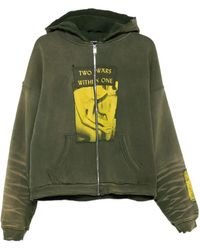 NO/FAITH STUDIOS Zip-Up Hoodie in Green for Men | Lyst