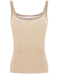 Max Mara - Ribbed Tank Top - Lyst