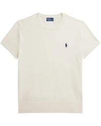 Polo Ralph Lauren - Top A Maniche Corte - Lyst