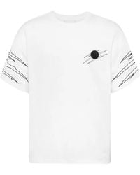 Philipp Plein - Scratch-Detail Crew-Neck T-Shirt - Lyst