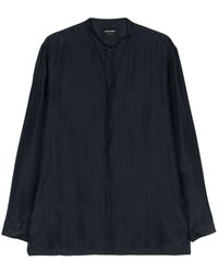 Giorgio Armani - Long-sleeve Silk Shirt - Lyst
