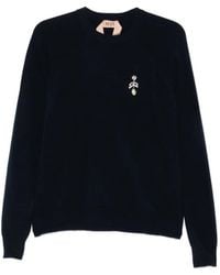 N°21 - Sudadera De Manga Raglán Con Cristales - Lyst