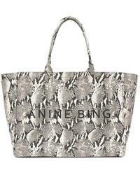 Anine Bing - Borsa Tote Con Stampa - Lyst