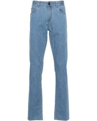 Canali - Mid-rise Slim-fit Jeans - Lyst