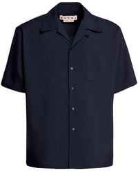 Marni - Dark Tropical Wool Bowling Shirt - Lyst