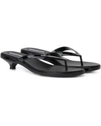 KARL LAGERFELD - Jelly Heeled Sandals - Lyst
