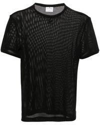 Courreges - メッシュ クルーネック Tシャツ - Lyst