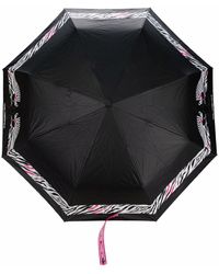 Femme Accessoires Parapluies Parapluie à logo imprimé Karl Lagerfeld en coloris Noir 