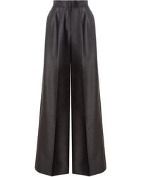 Alberta Ferretti - High-Waisted Trousers - Lyst