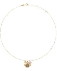 Tory Burch - Forget Me Not Charm Pendant Necklace - Lyst