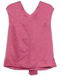 Max Mara - Top Met V-Hals - Lyst