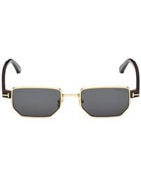 Tom Ford - Lunettes De Soleil À Monture Rectangulaire Liam - Lyst
