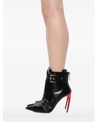 McQueen - Heeled Ankle Boots - Lyst