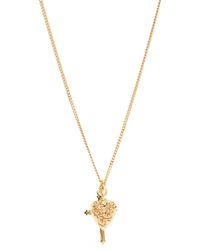 Emanuele Bicocchi - Cross And Arabesque Heart Pendant - Lyst