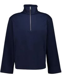 Commas - Quarter-Zip Long-Sleeve Sweater - Lyst