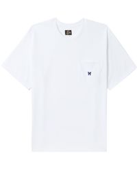 Needles - Embroidered-logo Short-sleeve T-shirt - Lyst