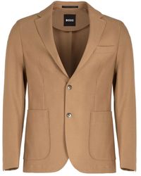 BOSS - Blazer Met Dubbele Rij Knopen En Zakken - Lyst